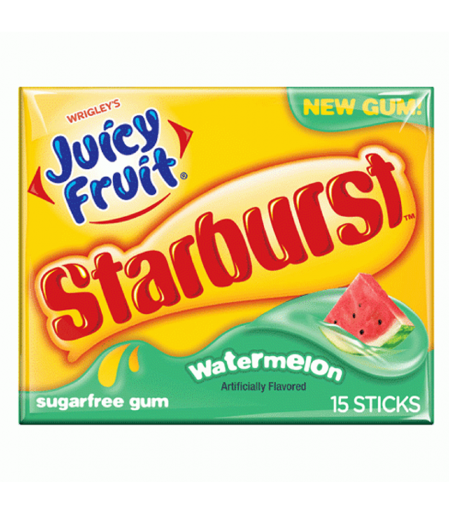 Wrigley's Juicy Fruit Starburst Watermelon Wrigley's Juicy Fruit Starburst Watermelon